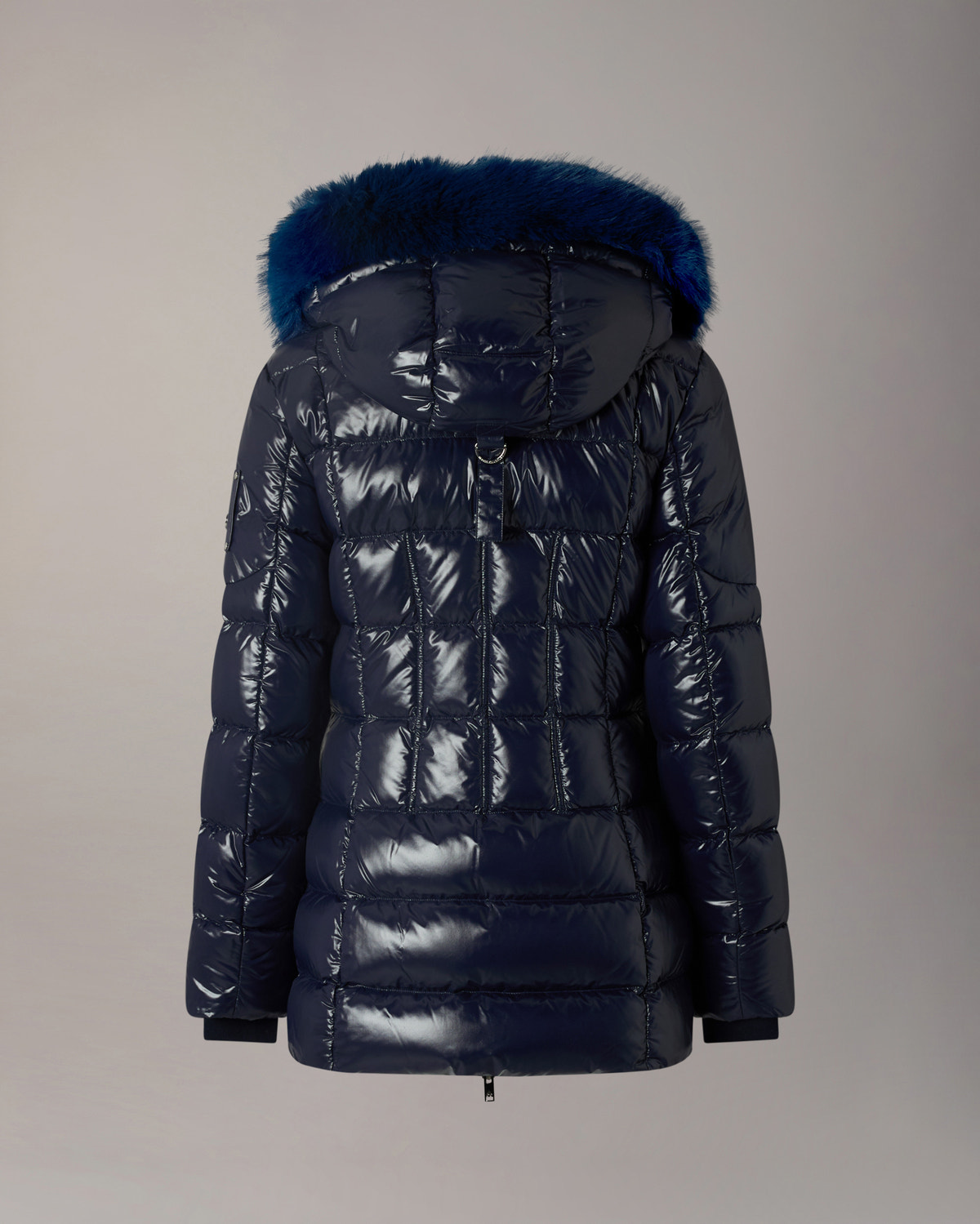 PARKA 3Q EN DUVET CELESTIA-BLEU MARINE