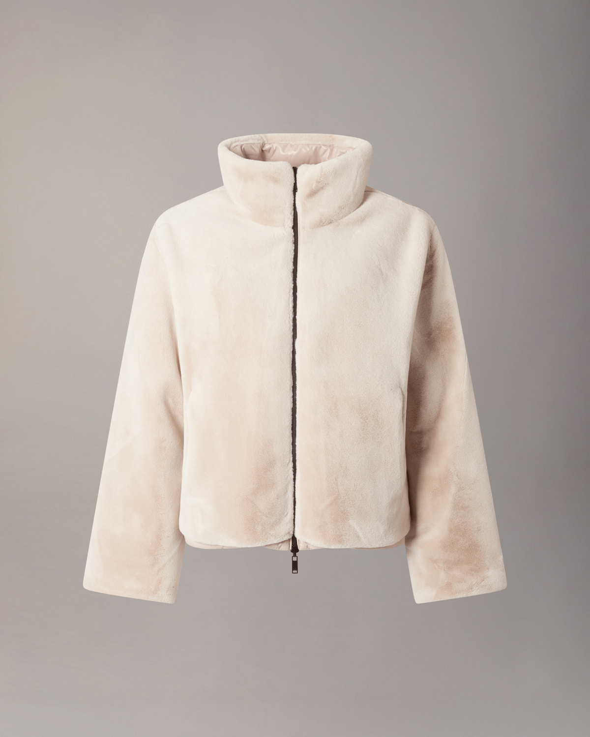 MANTEAU MATELASSÉ RÉVERSIBLE EN DUVET QUEENS-ALABASTER