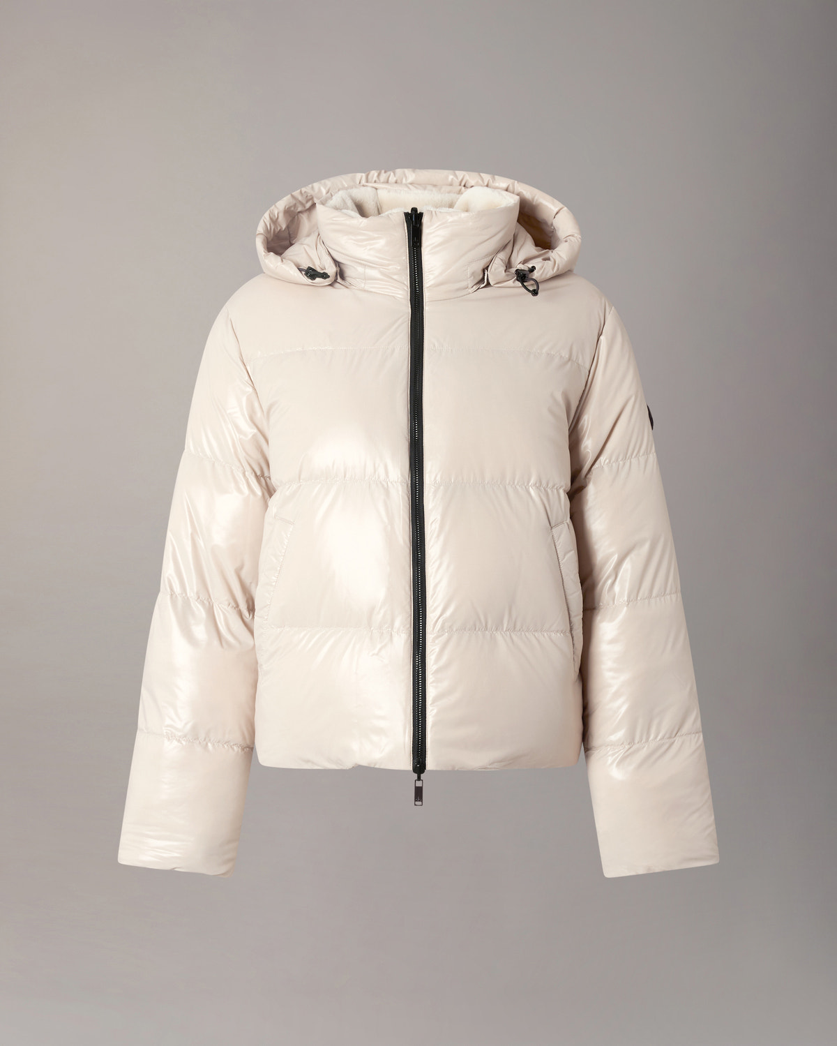 MANTEAU MATELASSÉ RÉVERSIBLE EN DUVET QUEENS-ALABASTER