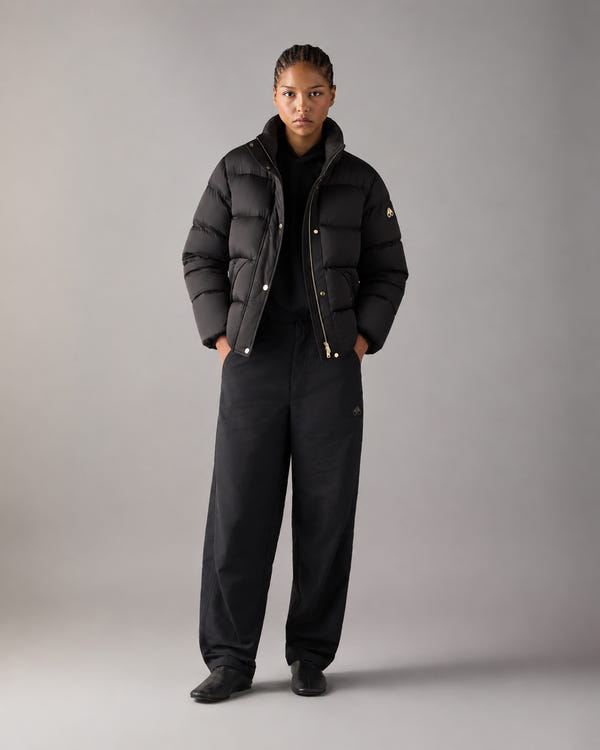 MANTEAU NORTHBOUND EN FOURRURE DE RENARD ET DUVET-NOIR