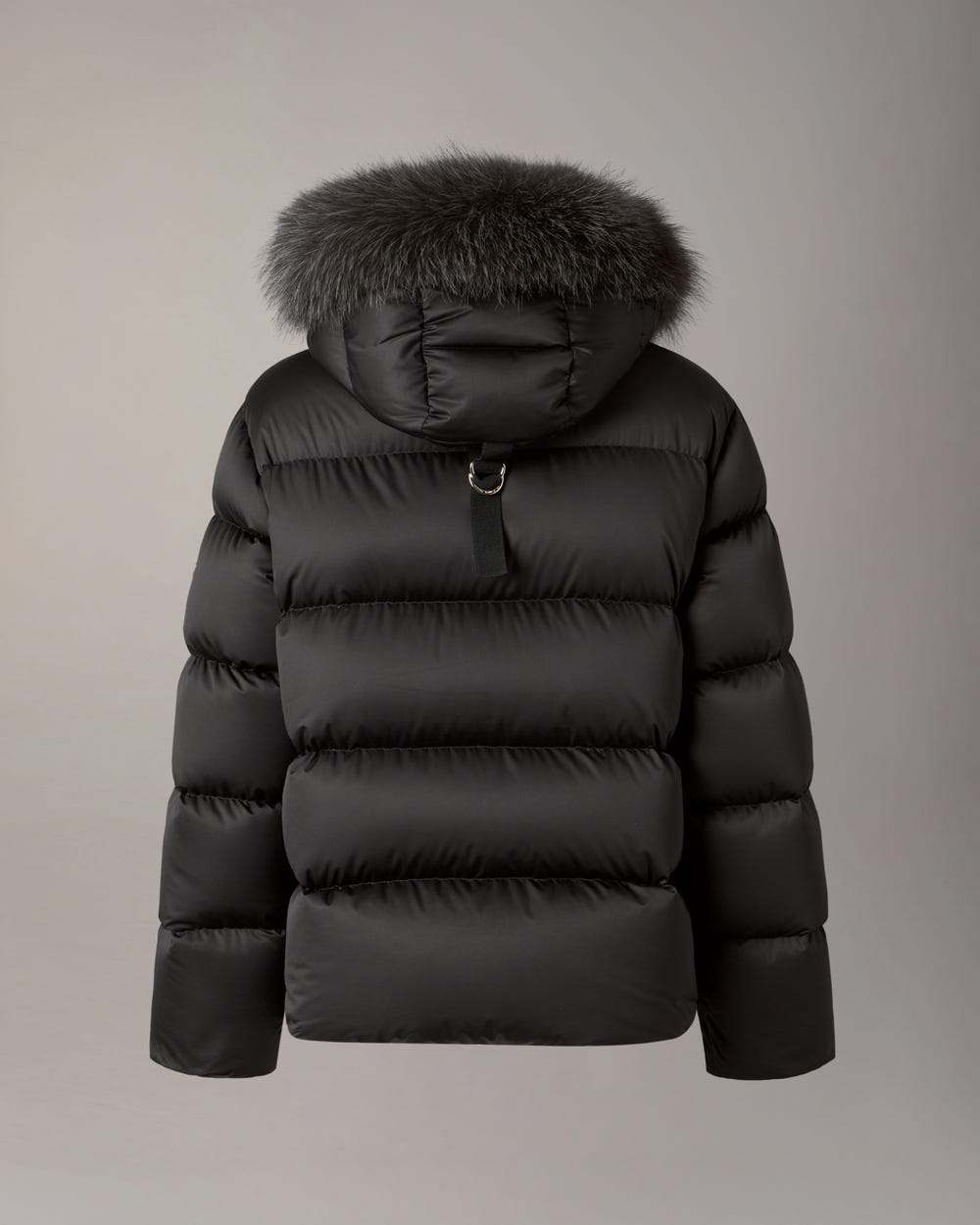 MANTEAU NORTHBOUND EN FOURRURE DE RENARD ET DUVET-NOIR