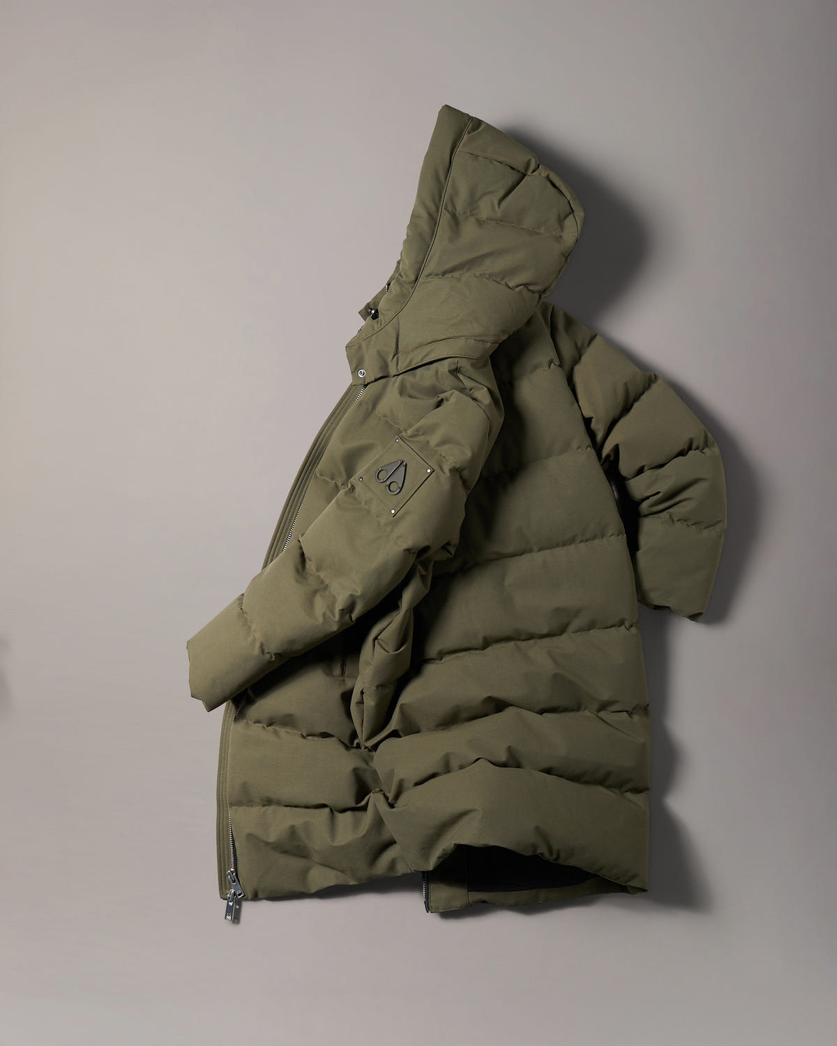 MANTEAU MATELASSÉ BANFF EN DUVET-CAFÉ