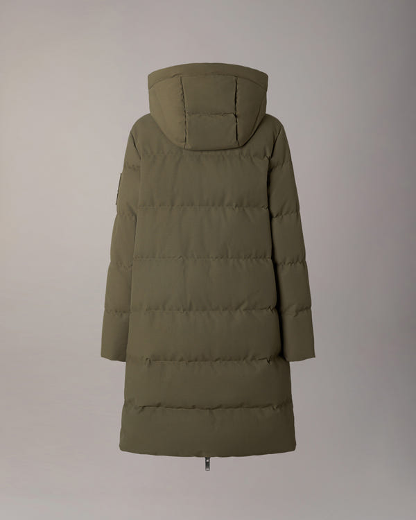 MANTEAU MATELASSÉ BANFF EN DUVET-CAFÉ
