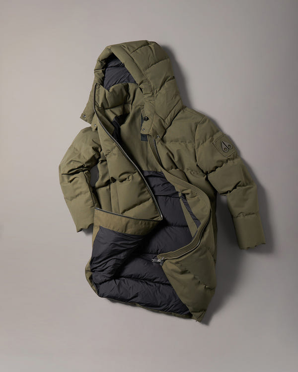 MANTEAU MATELASSÉ BANFF EN DUVET-CAFÉ
