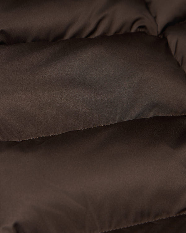 NORTHBOUND FOX FUR & DOWN PARKA-ESPRESSO