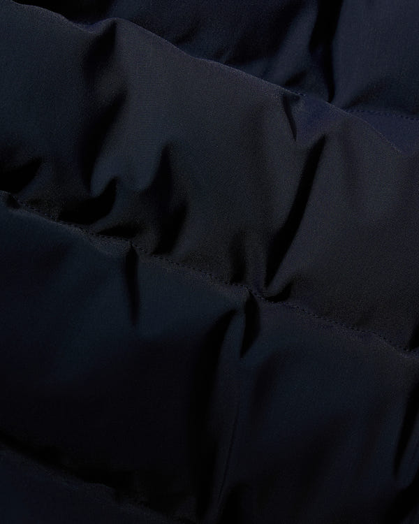 BLOUSON AVIATEUR EN DUVET SOHO-BLEU MARINE