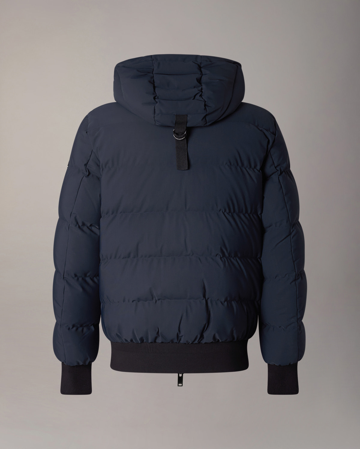 BLOUSON AVIATEUR EN DUVET SOHO-BLEU MARINE