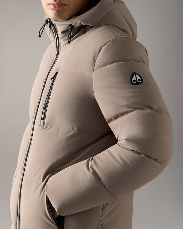 MANTEAU EN DUVET SOHO 3Q-CENDRÉ