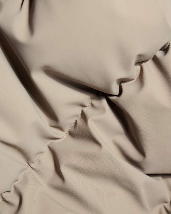 MANTEAU EN DUVET SOHO 3Q-CENDRÉ
