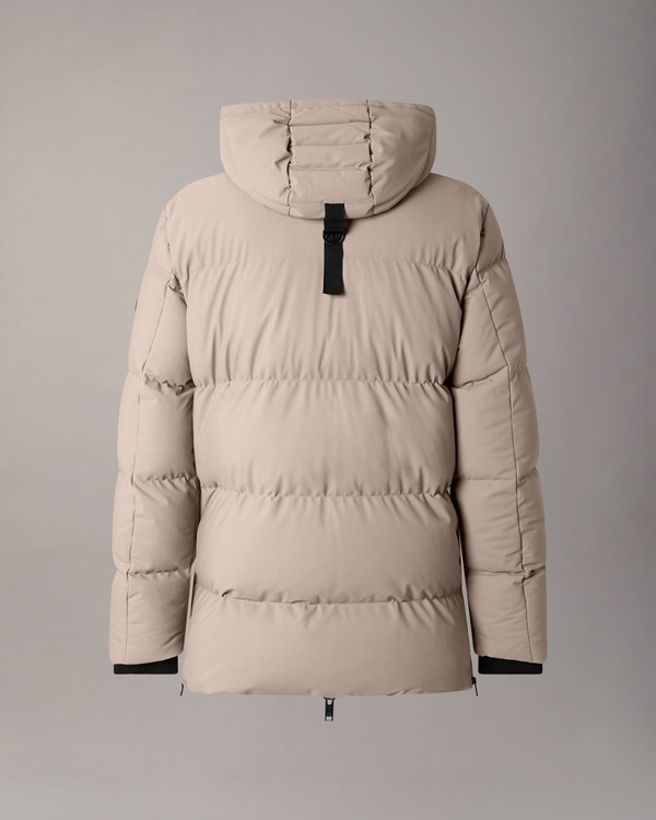 MANTEAU EN DUVET SOHO 3Q-CENDRÉ