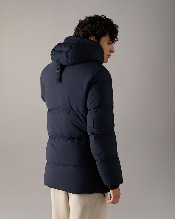 MANTEAU EN DUVET SOHO 3Q-BLEU MARINE