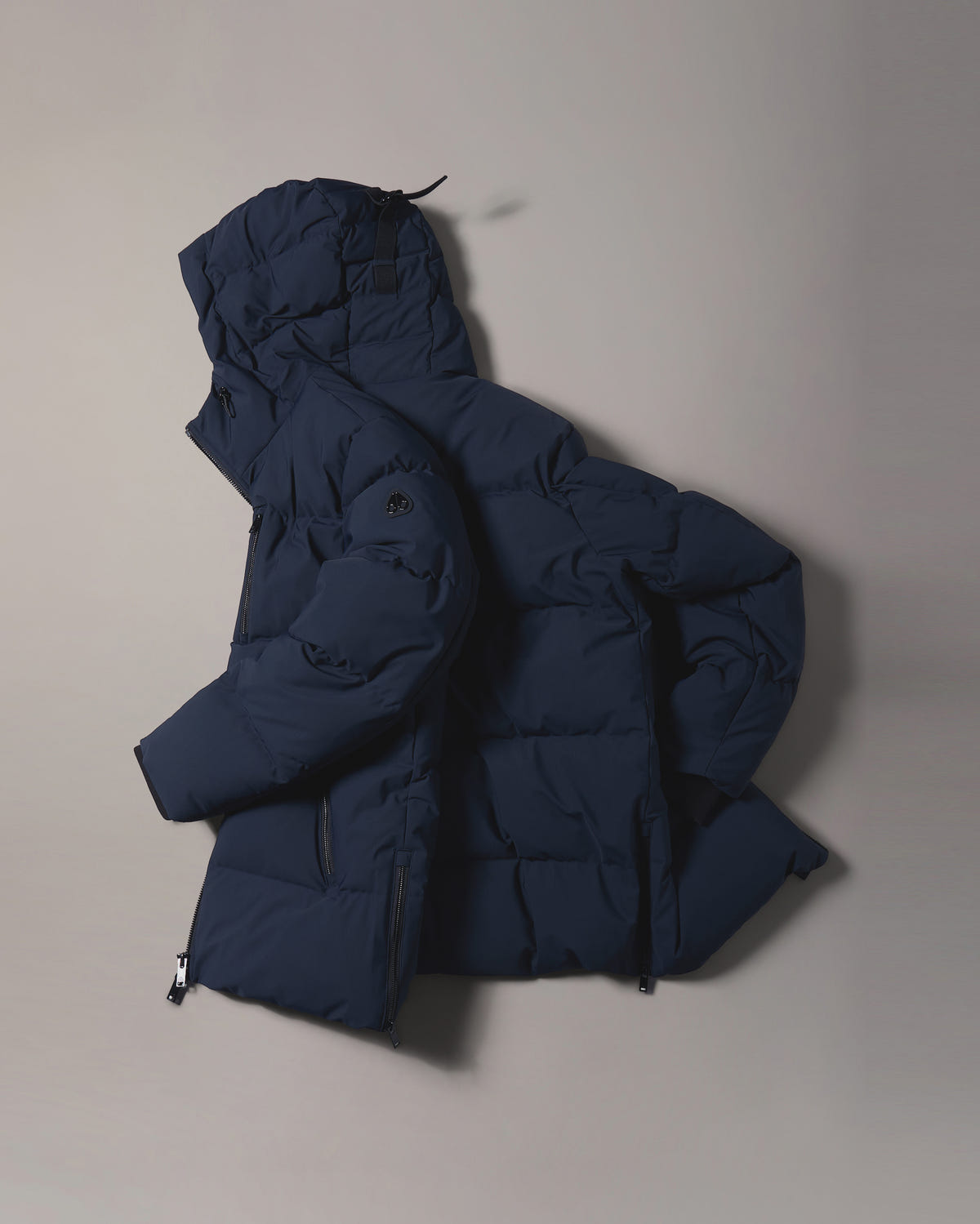 MANTEAU EN DUVET SOHO 3Q-BLEU MARINE