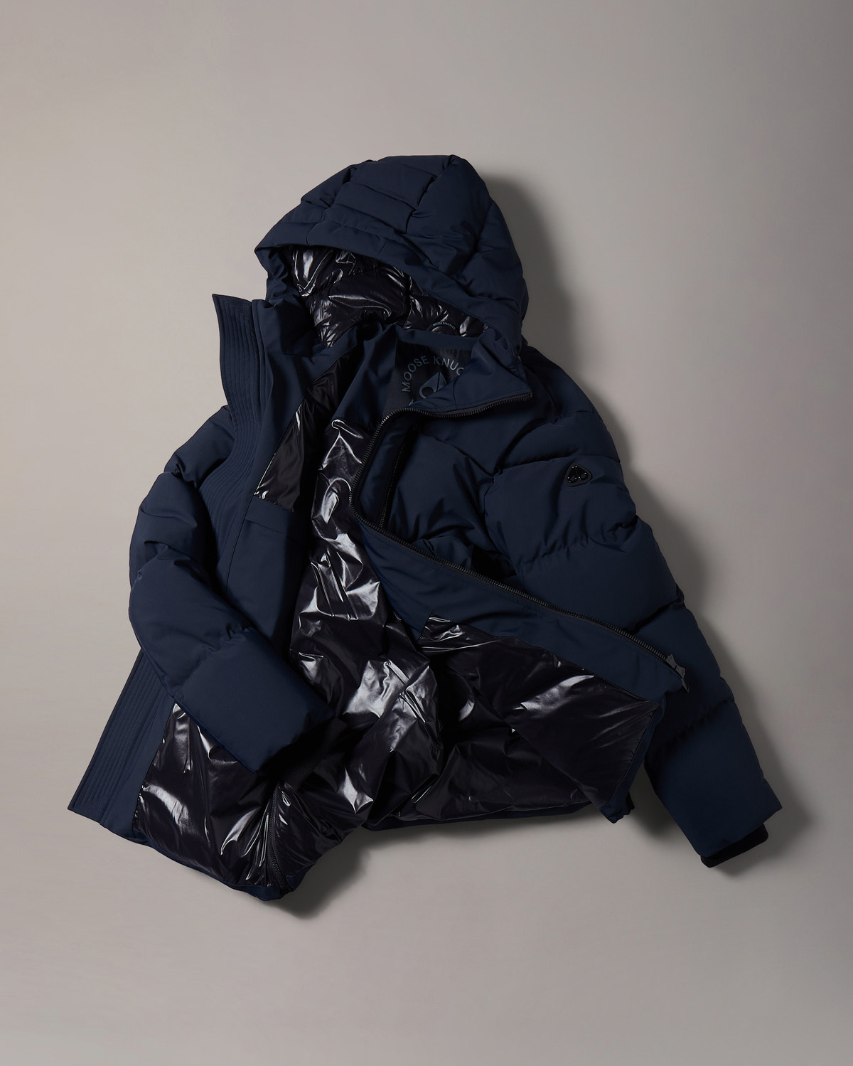 MANTEAU EN DUVET SOHO 3Q-BLEU MARINE