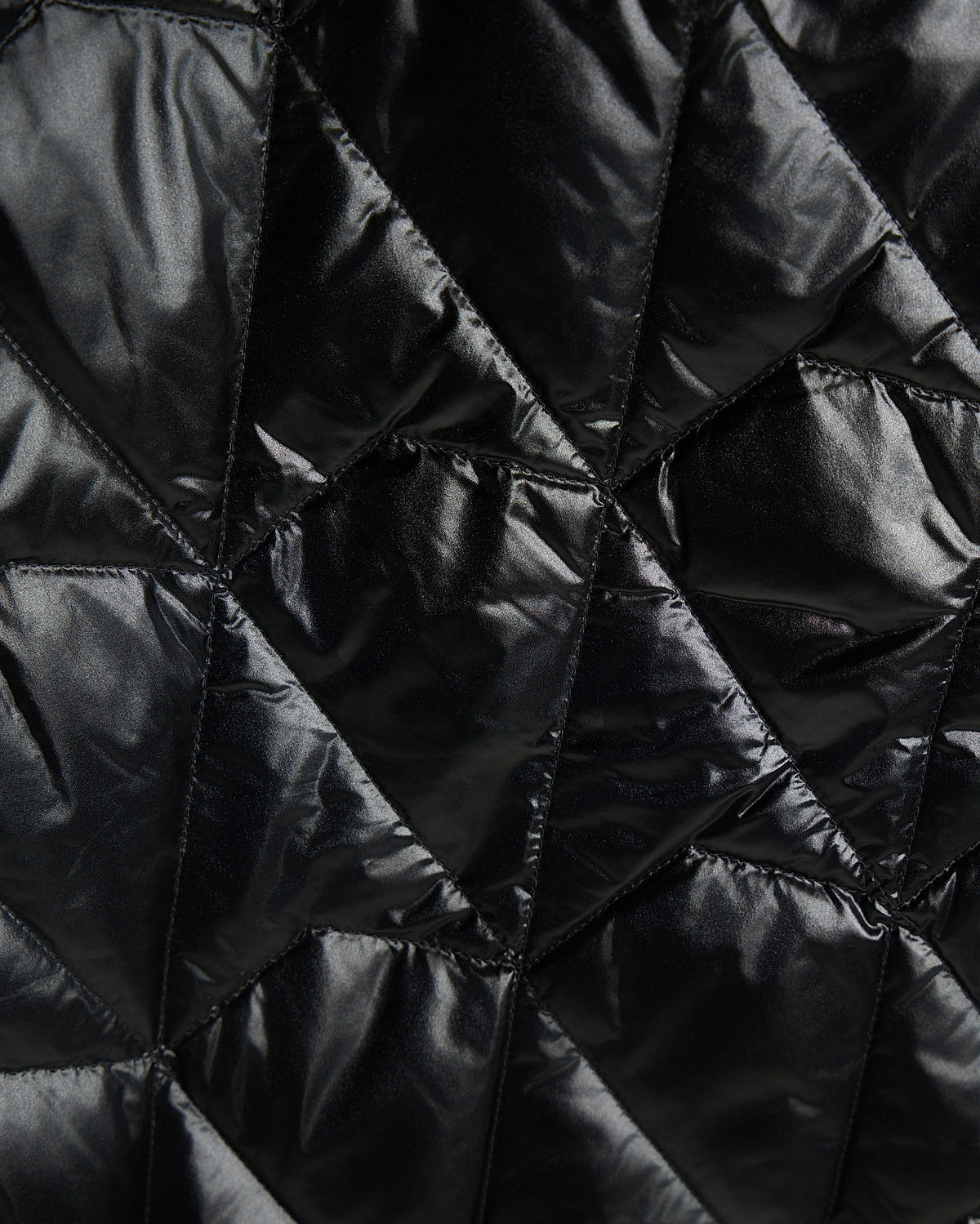 ICEBERG QUILT DOWN PANTS-BLACK