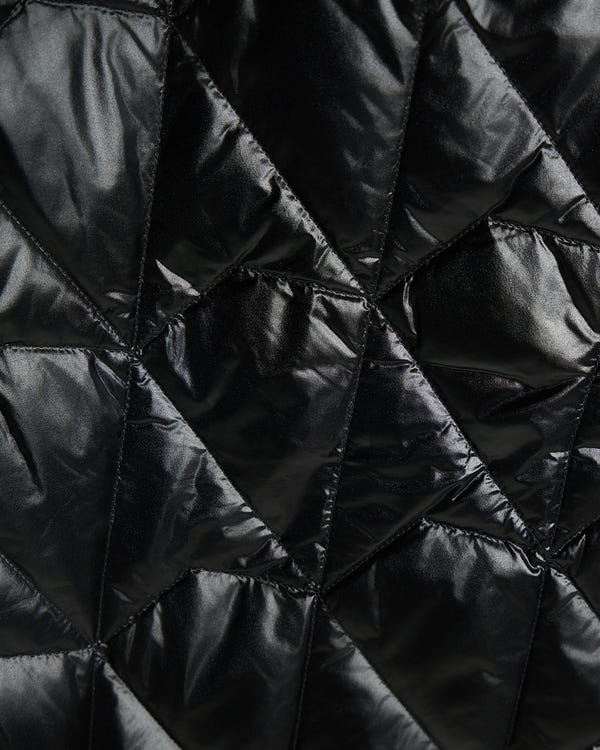 ICEBERG QUILT DOWN PANTS-BLACK