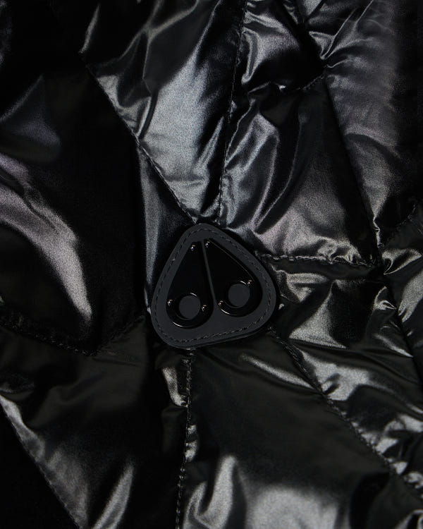 ICEBERG QUILT DOWN PANTS-BLACK