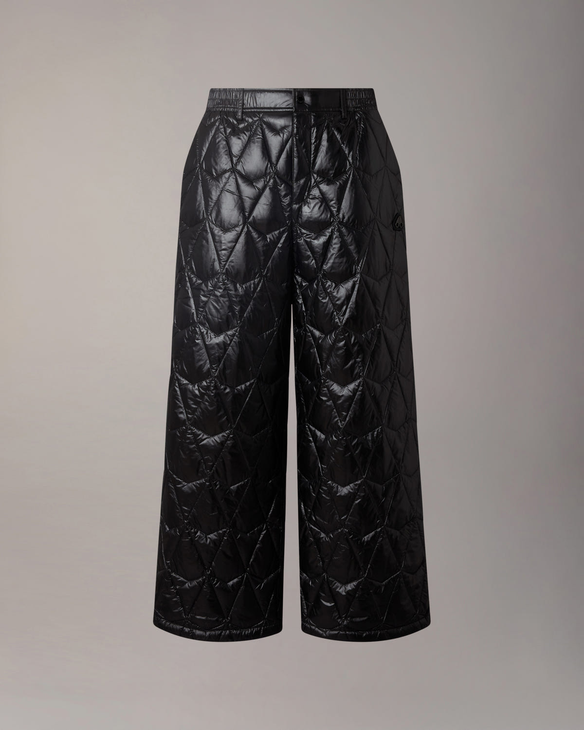 ICEBERG QUILT DOWN PANTS-BLACK