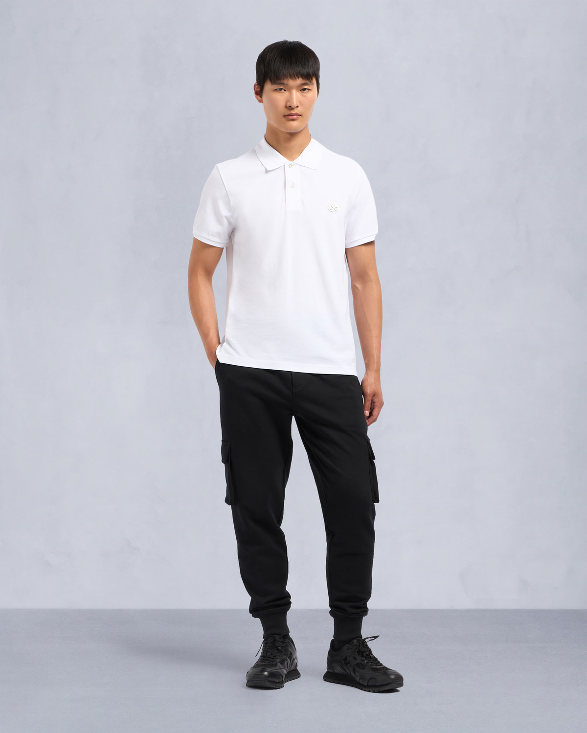 EVERETT POLO-WHITE
