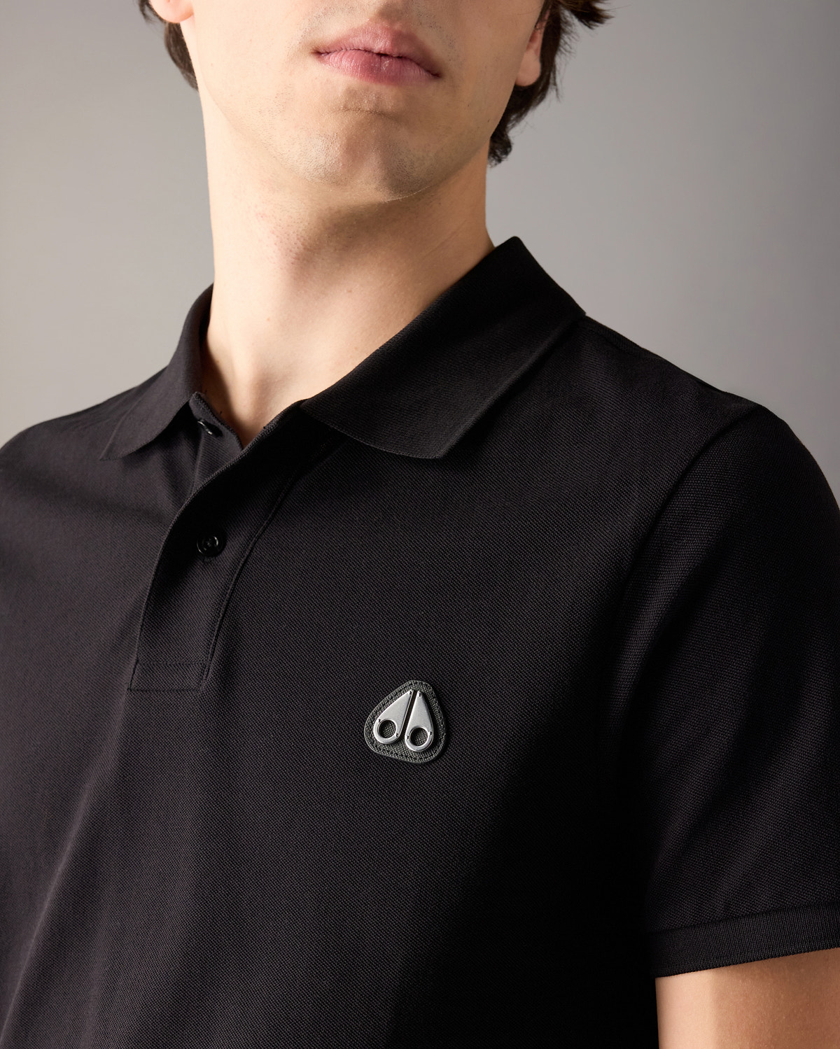 EVERETT POLO-BLACK