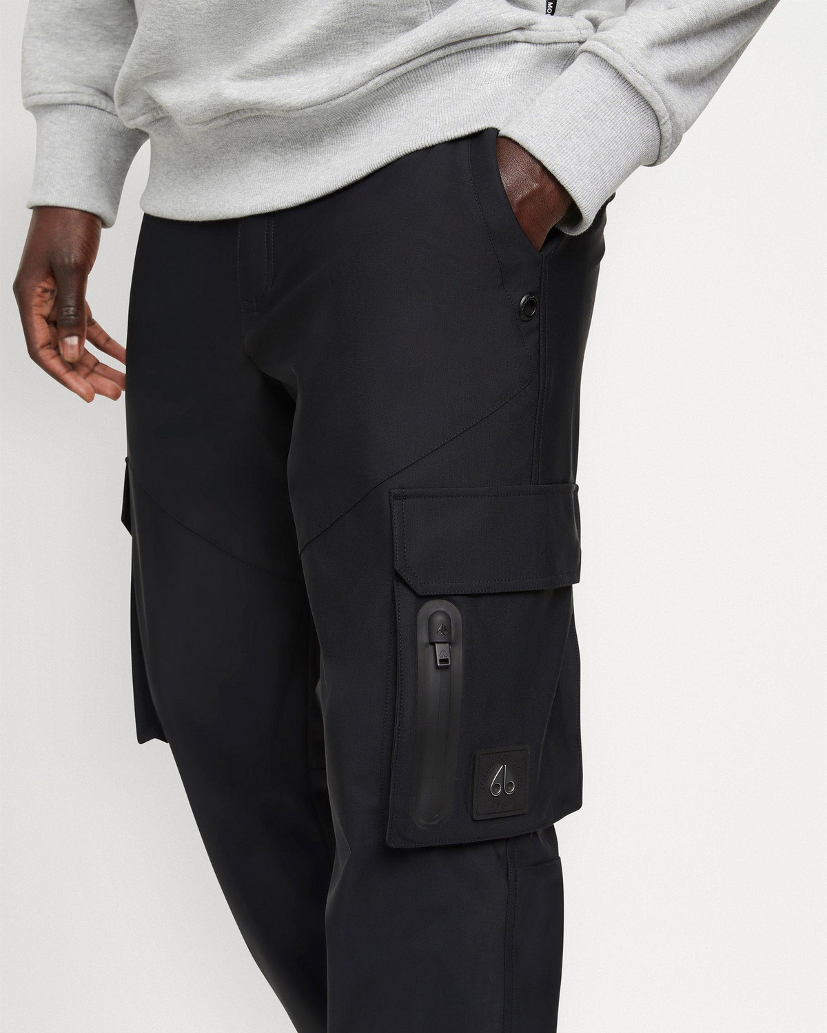 Moose Knuckles Mens Sussex Pant Black M13MR784 Detail1
