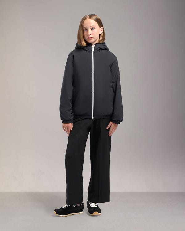 Moose Knuckles - M13US624 - Kids Simcoe Bunny Reversible Jacket - KIDS - Black / Shiny Black - Detail3