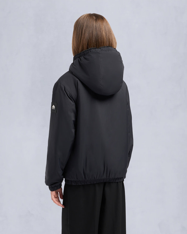Moose Knuckles - M13US624 - Simcoe Reversible Bunny - KIDS - Black / Shiny Black - Detail5