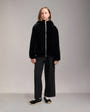 Moose Knuckles - M13US624 - Kids Simcoe Bunny Reversible Jacket - KIDS - Black / Shiny Black - Front