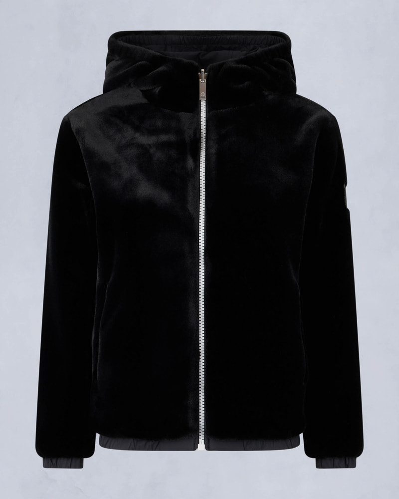 Moose Knuckles - M13US624 - Simcoe Reversible Bunny - KIDS - Black / Shiny Black - GM