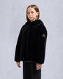 Moose Knuckles - M13US624G - Kids Unisex Gold Series Simcoe Reversible Bunny - KIDS - Black - Front