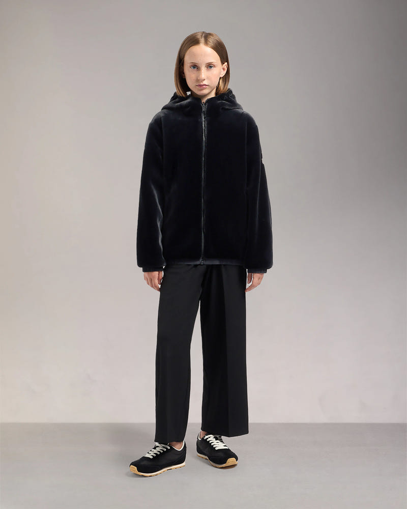 Moose Knuckles - M13US624G - Kids Gold Series Simcoe Bunny Reversible Jacket - KIDS - Black - Front Category