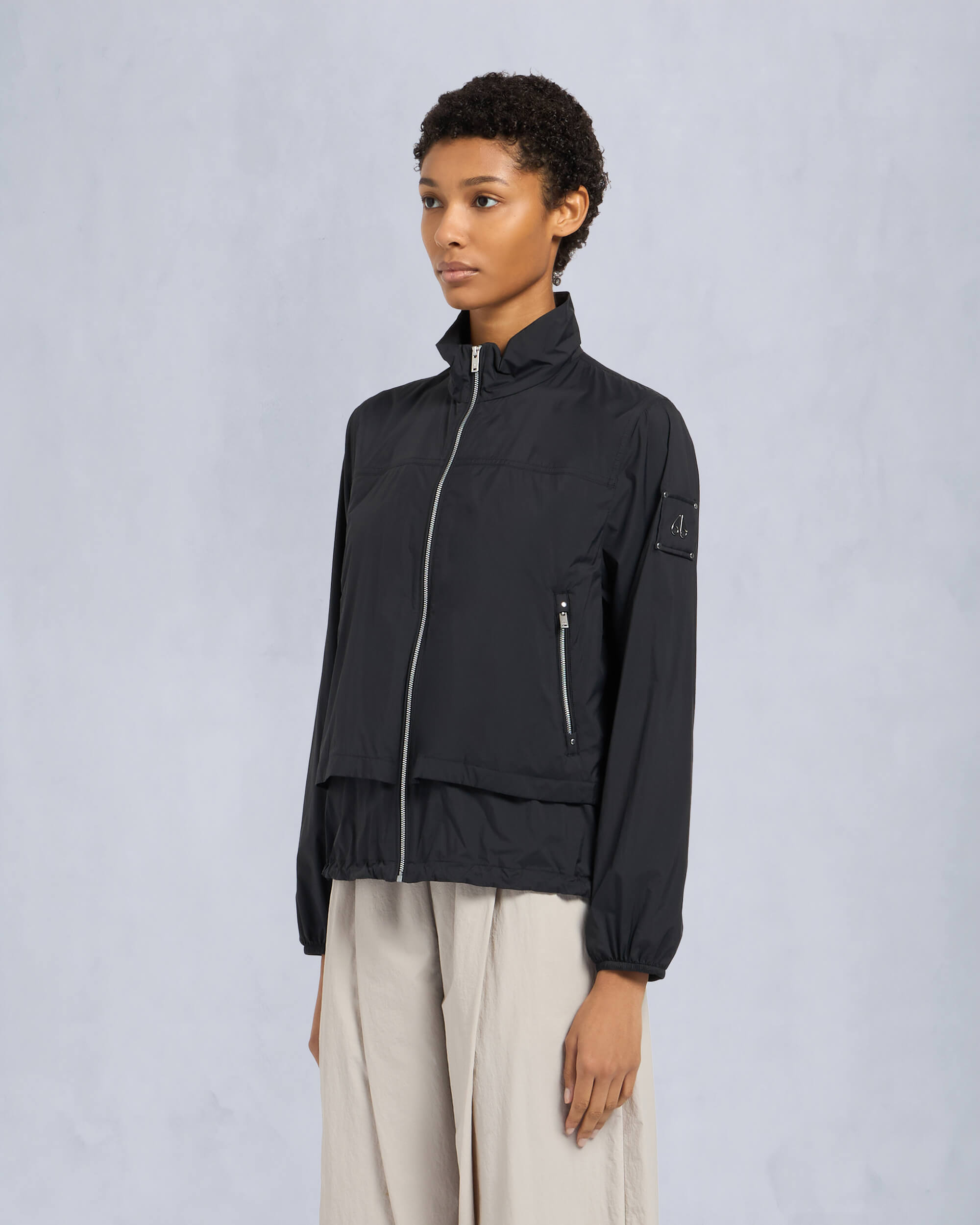 Moose Knuckles Womens Somerset UV Protection Jacket Black M14LJ178 Front