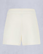 Moose Knuckles Womens MixMedia Drawstring Shorts Plaster M14LR798 Detail2