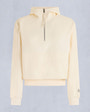 Moose Knuckles - M14LS635 - MixMedia Pullover Hoodie - WOMENS - Plaster - GM