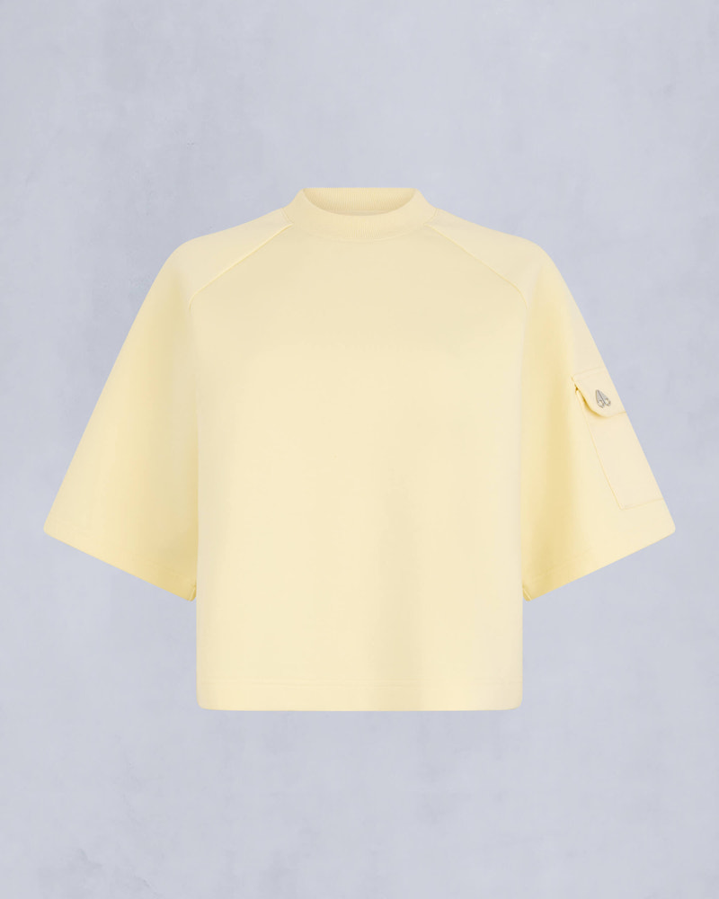Moose Knuckles Womens MixMedia T-Shirt BEAM M14LT741 - GM