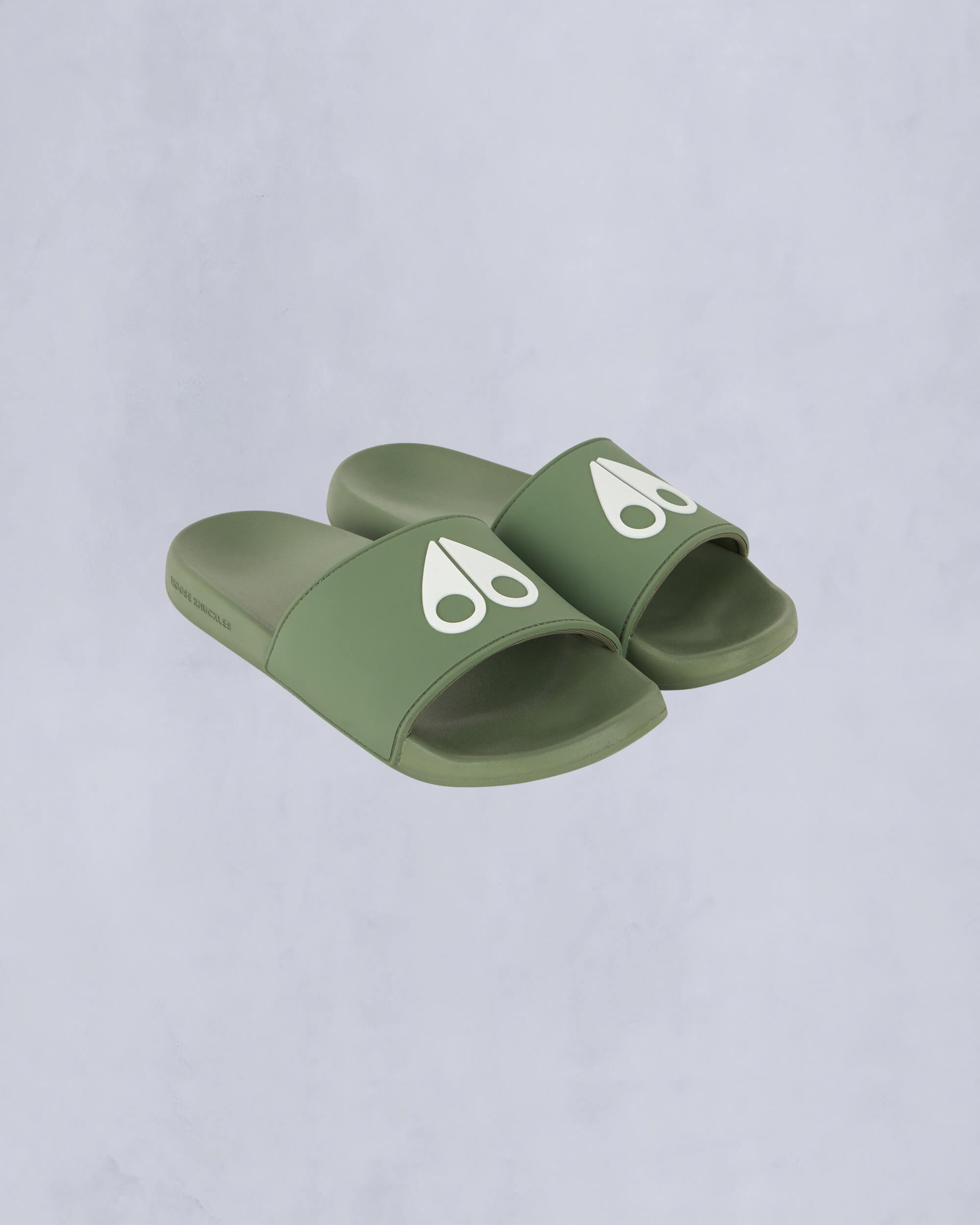 Moose Knuckles Accessories Logo Icon Sport Slides KELP M14MA503 Front Category