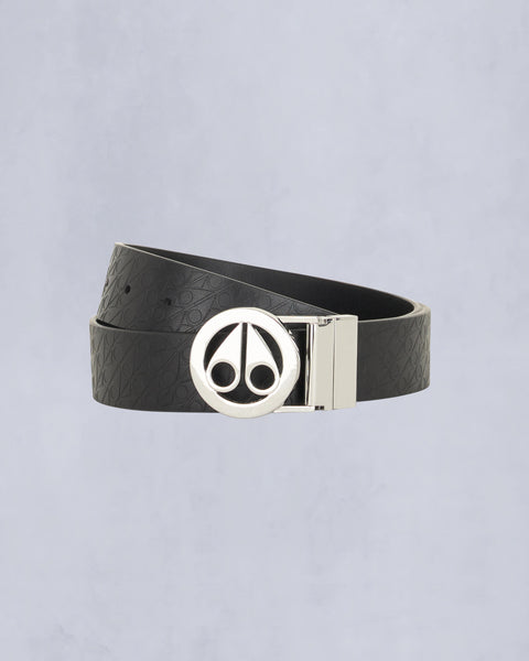 【Knuth Marf】leather logo belt Knuth Marf - Kモチーフ レザーベルト (ブラック) Kmotif leather belt