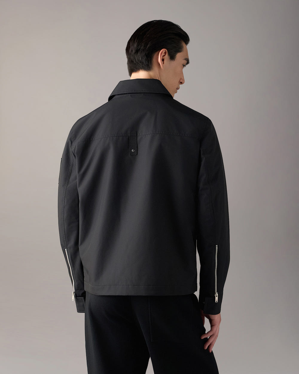 Moose Knuckles - M14MJ115 - Jacques Shirt Jacket - MENS - Black - Back