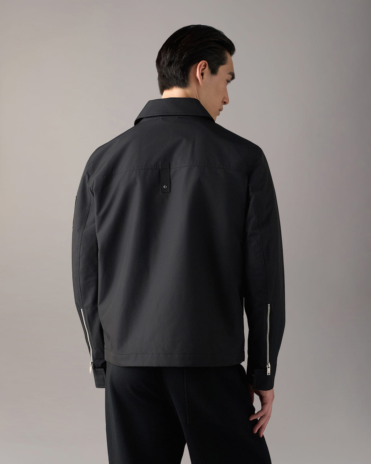 Moose Knuckles - M14MJ115 - Jacques Shirt Jacket - MENS - Black - Back