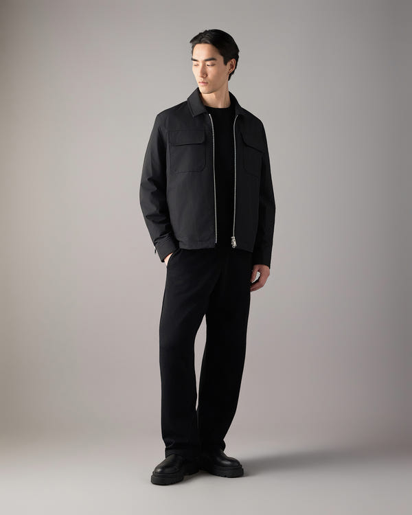 Moose Knuckles - M14MJ115 - Jacques Shirt Jacket - MENS - Black - Front