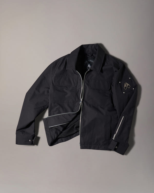 Moose Knuckles - M14MJ115 - Jacques Shirt Jacket - MENS - Black - GM