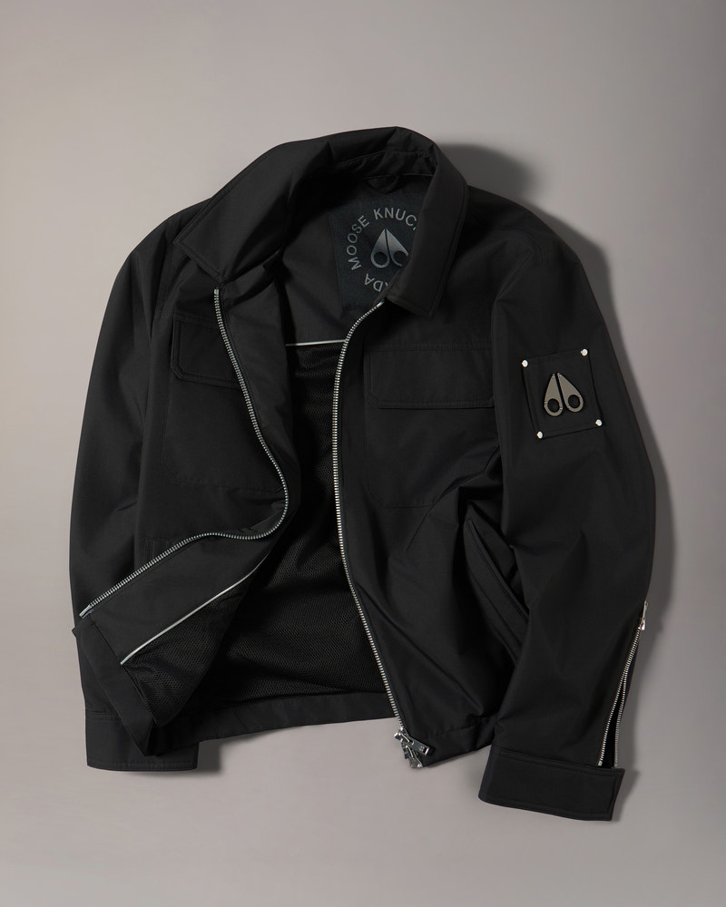 Moose Knuckles - M14MJ115 - Jacques Shirt Jacket - MENS - Black - GM