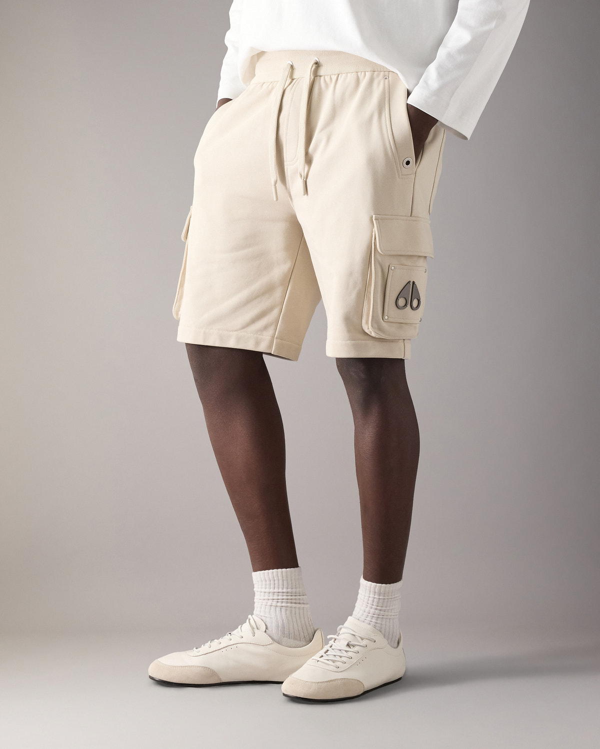 Moose Knuckles - M14MR794 - Hartsfield Cargo Shorts - MENS -  - Front