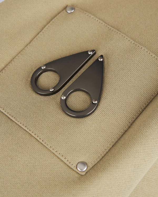 Moose Knuckles - M14MS609 - Hartsfield Zip-Up Hoodie - MENS - Sage - Detail1