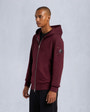 Moose Knuckles - M14MS609 - Hartsfield Zip-Up Hoodie - MENS - Beet - Front