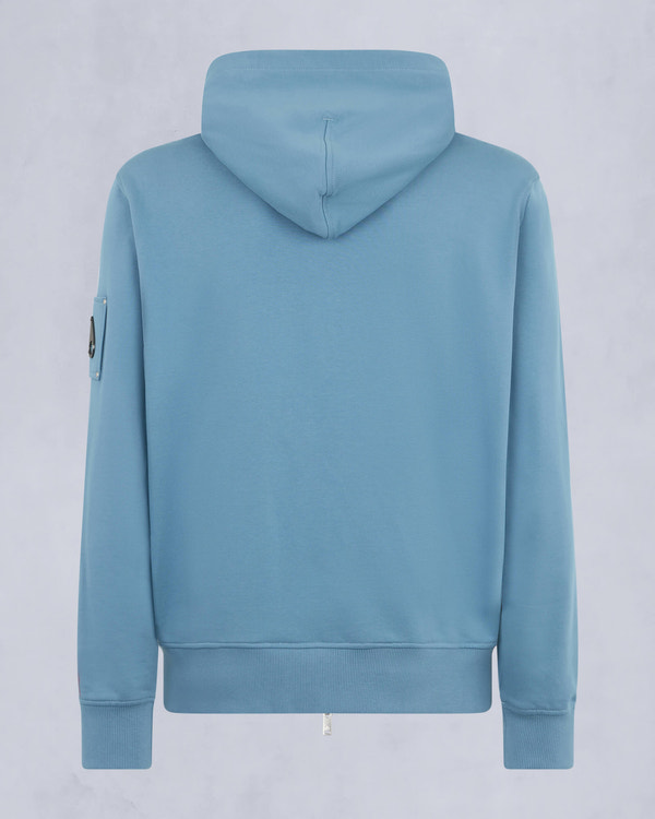 Moose Knuckles Mens Hartsfield Zip-Up Hoodie SEA M14MS609 Detail2