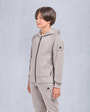 Moose Knuckles Kids Kids Unisex Hartsfield Zip Hoodie Dusk M14US634 Front