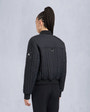 Moose Knuckles Womens Fairhaven Bomber Jacket Black M15LB020 Back
