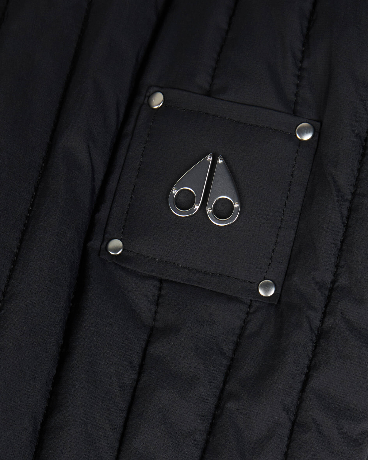 Moose Knuckles Womens Fairhaven Bomber Jacket Black M15LB020 Detail1