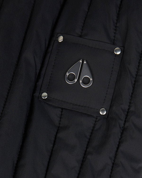 Moose Knuckles Womens Fairhaven Bomber Jacket Black M15LB020 Detail1
