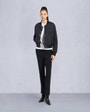 Moose Knuckles Womens Fairhaven Bomber Jacket Black M15LB020 Front Category